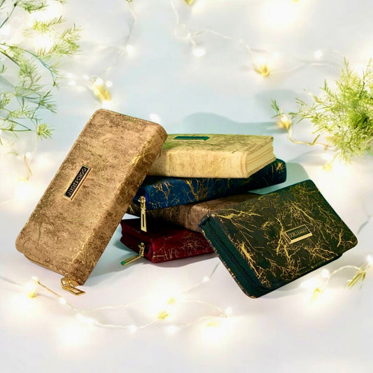 Gold Streak Long Wallet