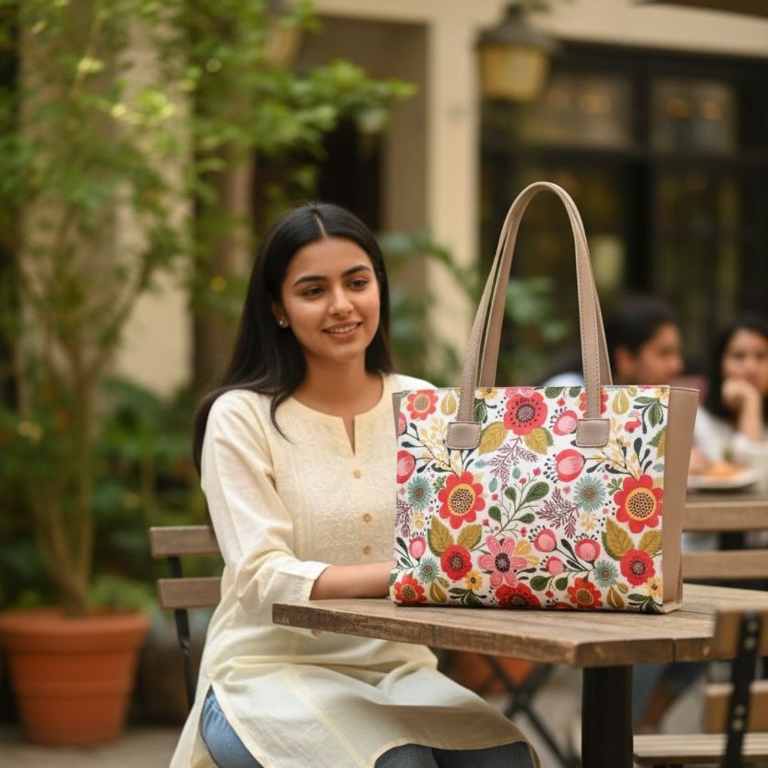 Floral Tote Bag