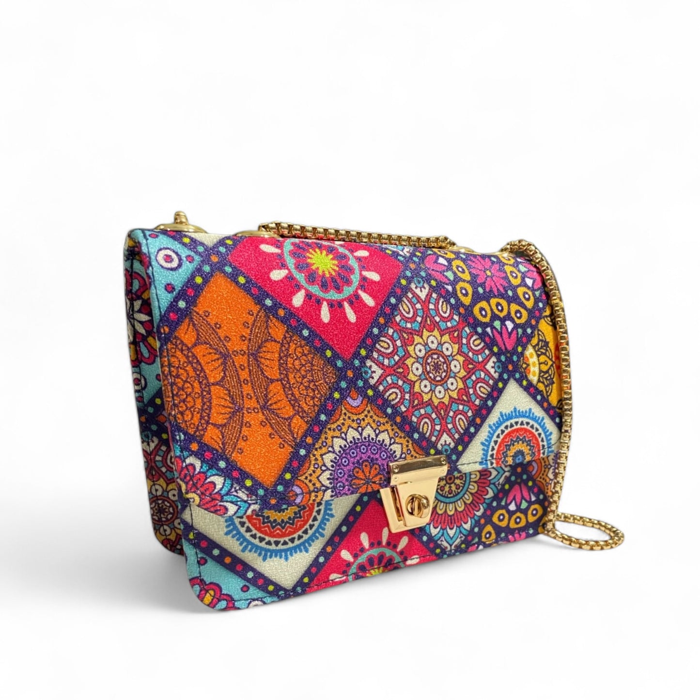 Multicolor Paisley Shoulder Bag