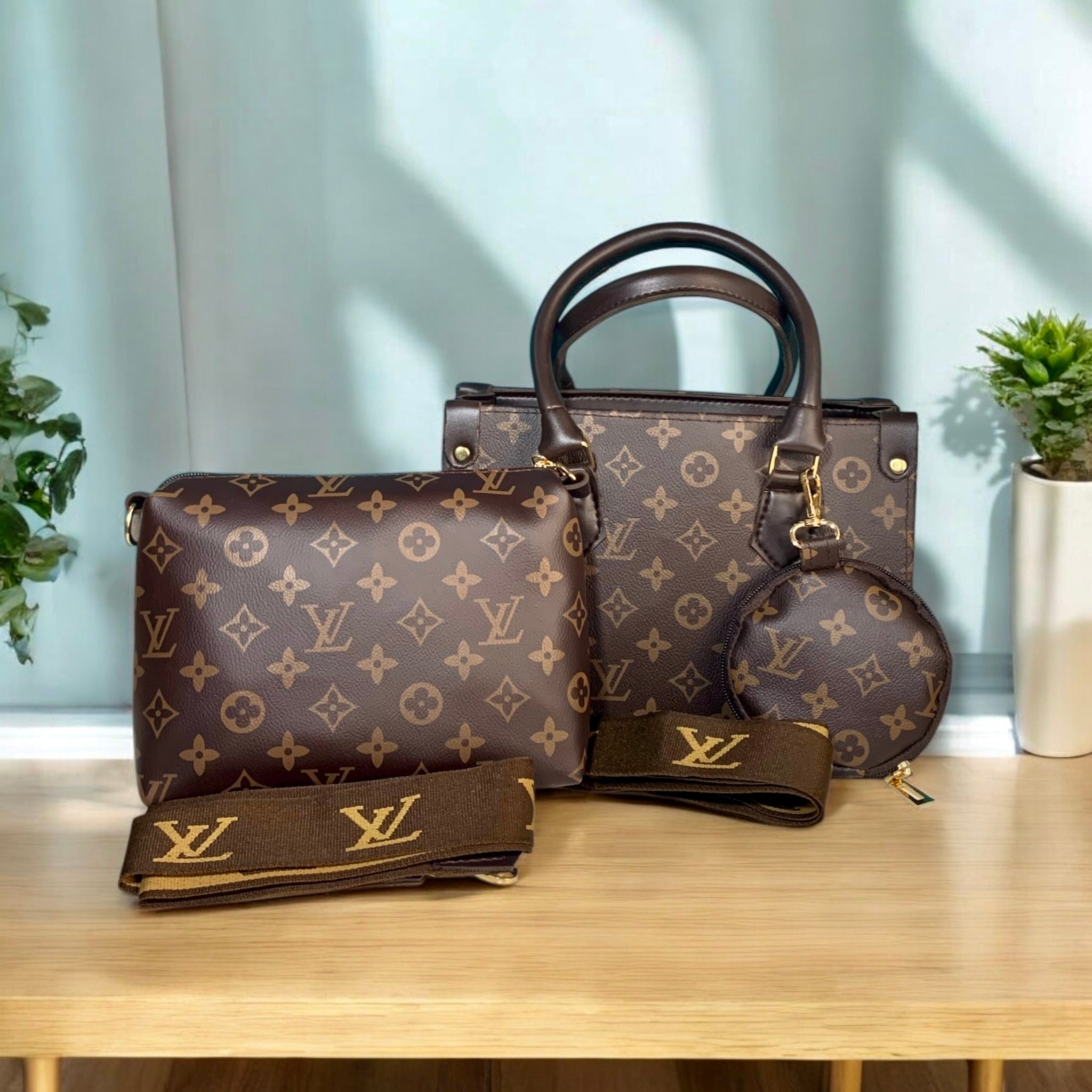 Shoulder & Crossbody Combo (Brown)