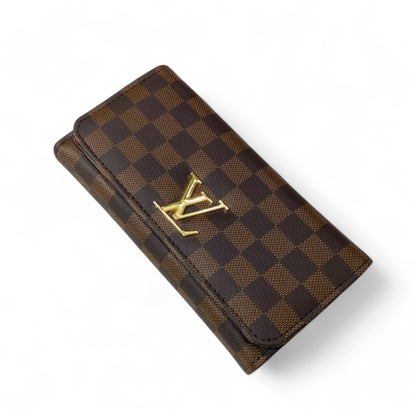 Checkered Pattern Wallet - Hayaat Classics