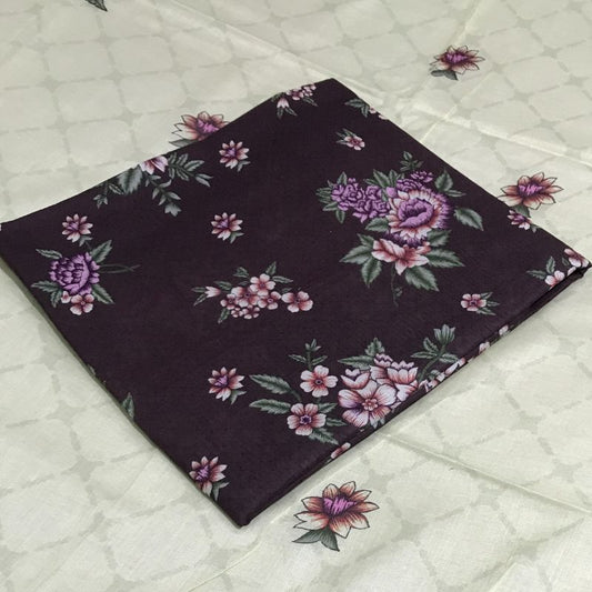 2 Pc Unstitched Lawn - HL2P05