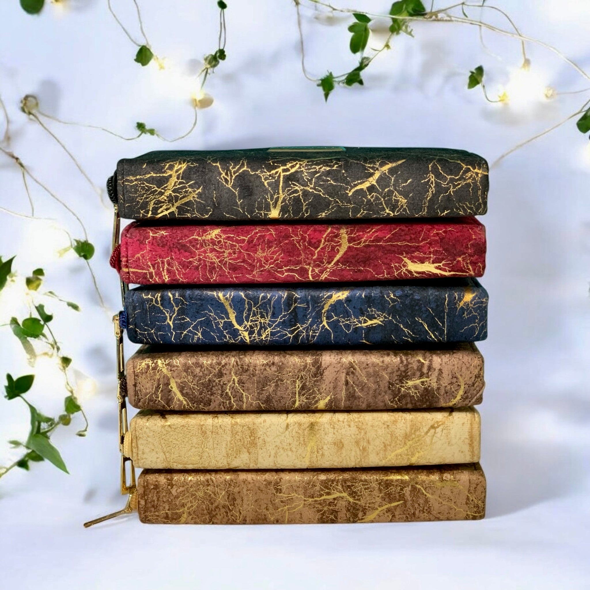 Gold Streak Long Wallet