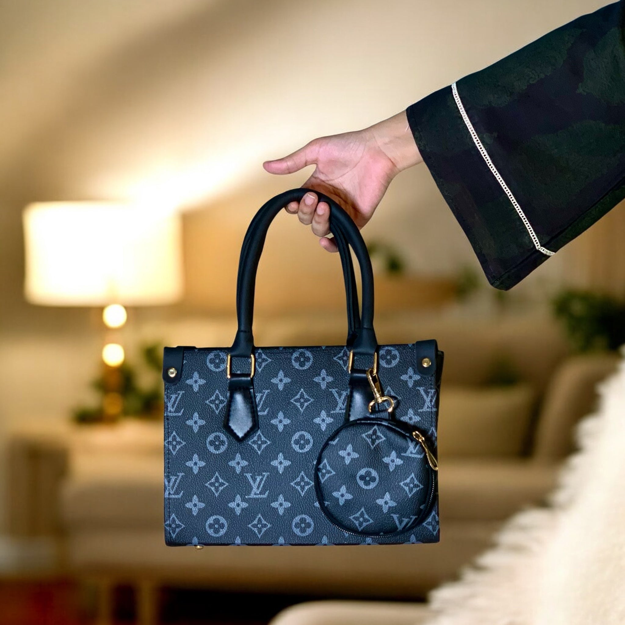 Shoulder and Crossbody Combo (Black)