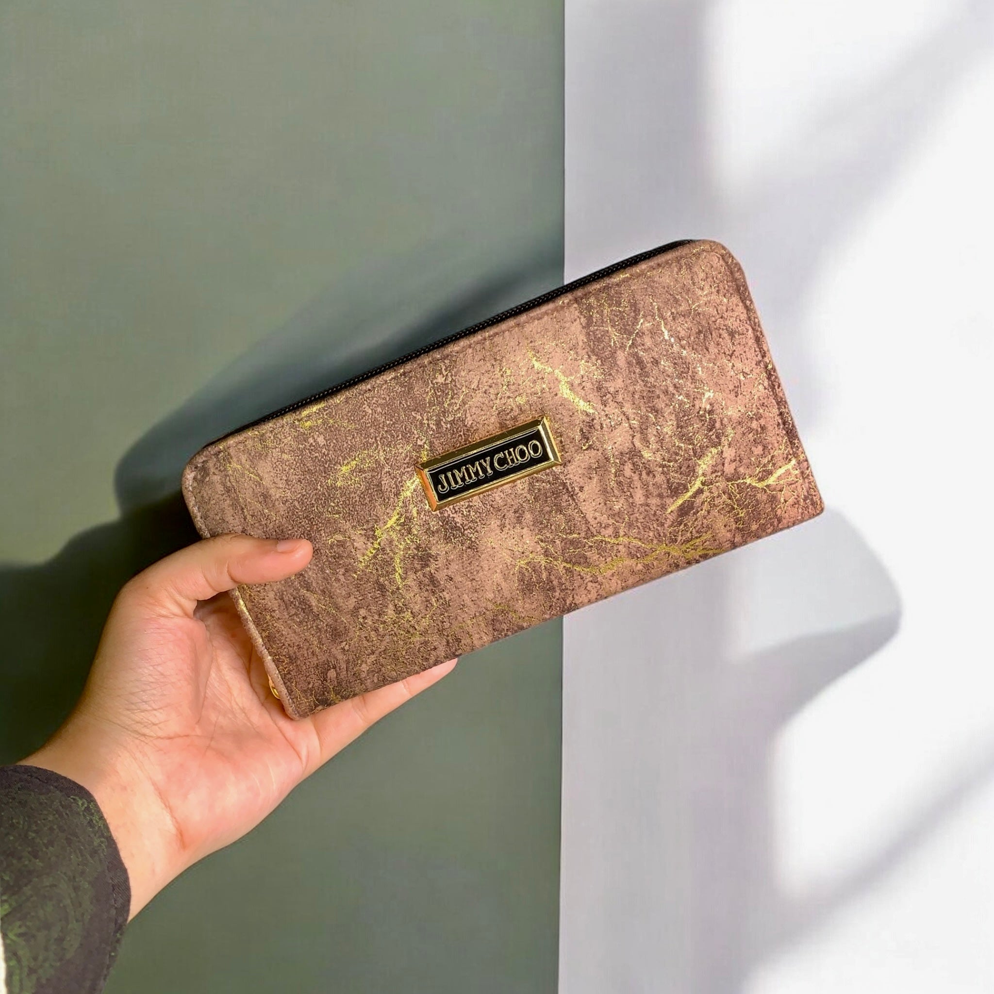 Gold Streak Long Wallet