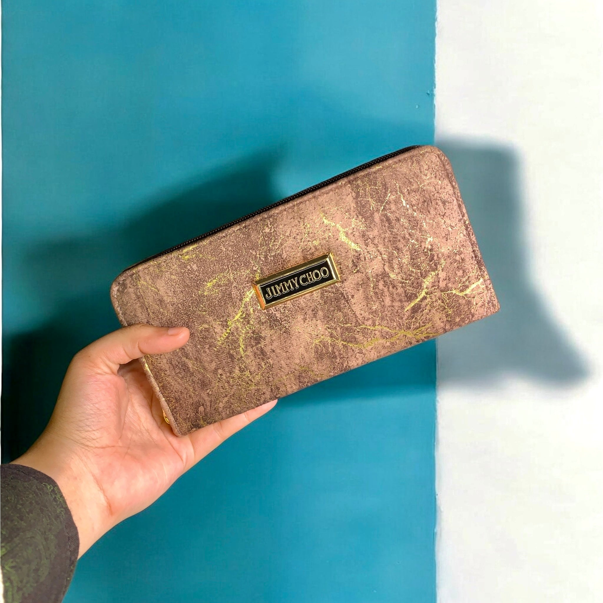 Gold Streak Long Wallet