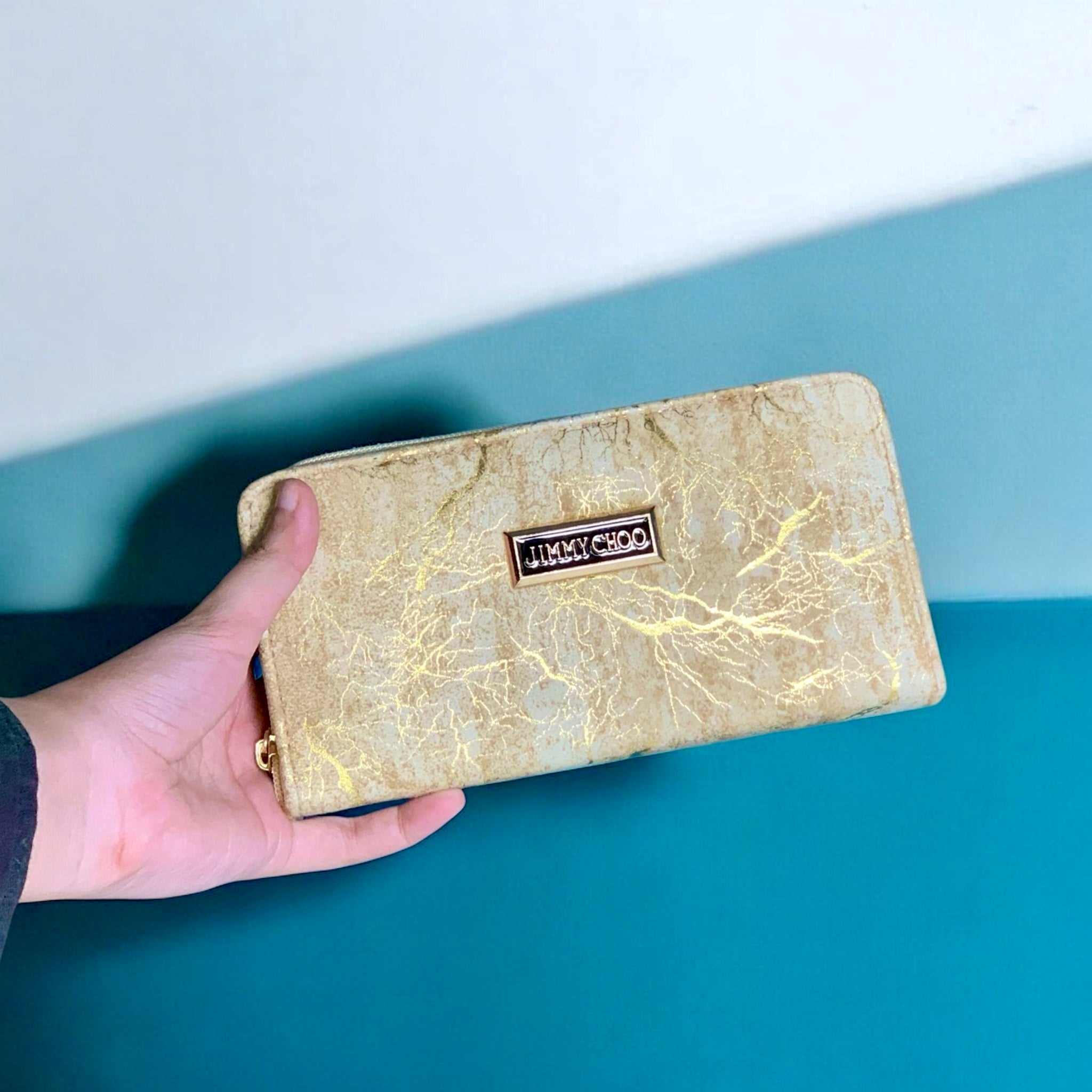 Gold Streak Long Wallet