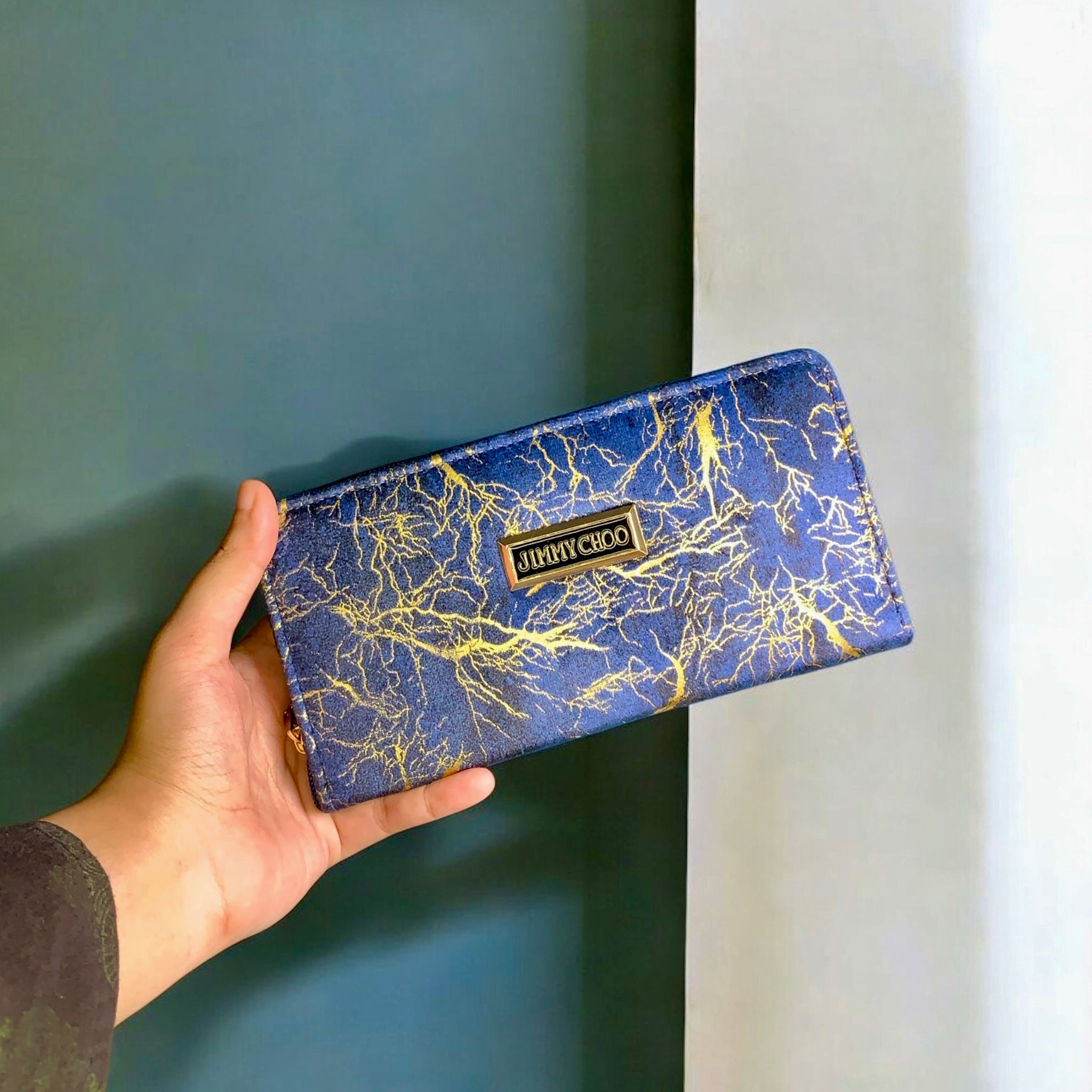 Gold Streak Long Wallet