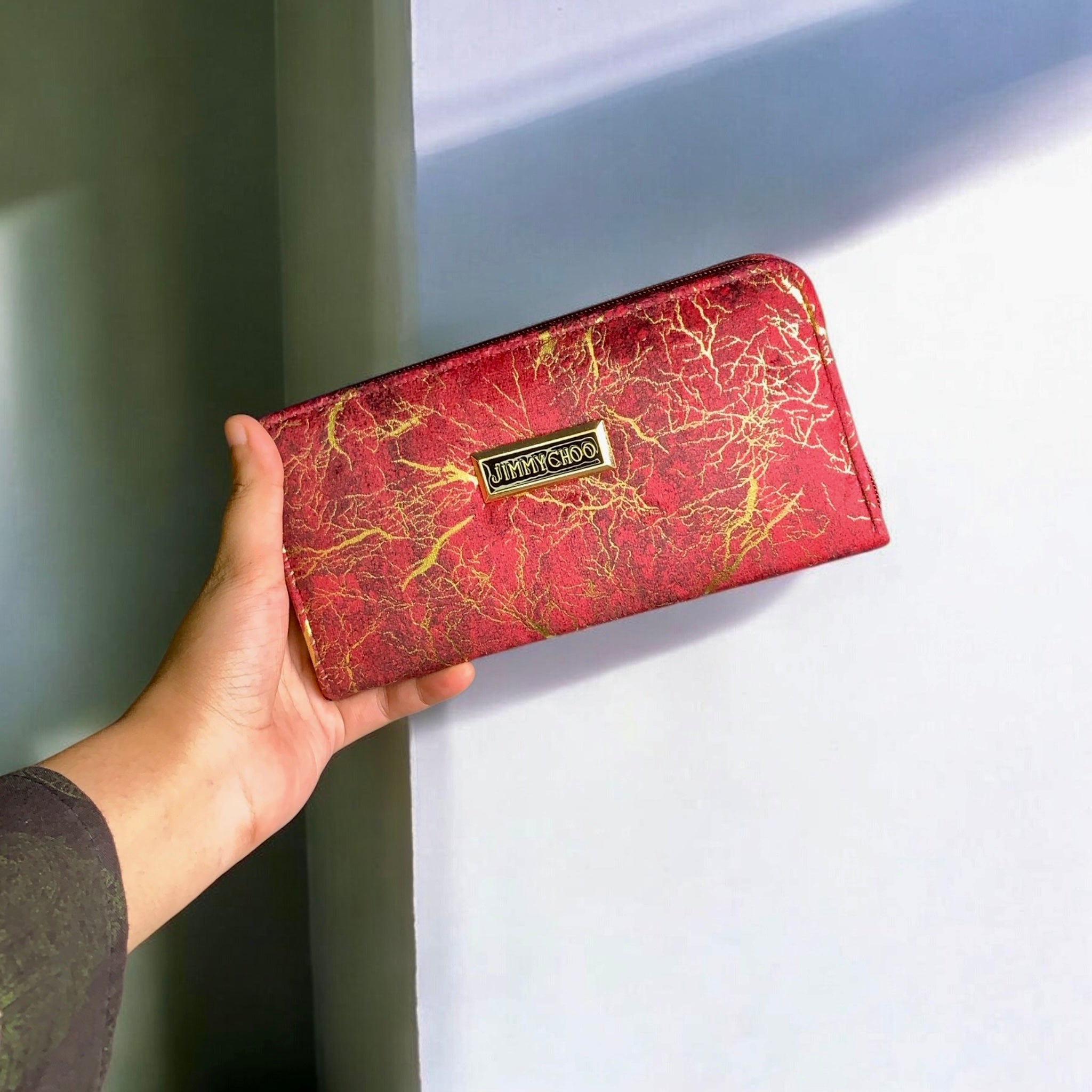 Gold Streak Long Wallet