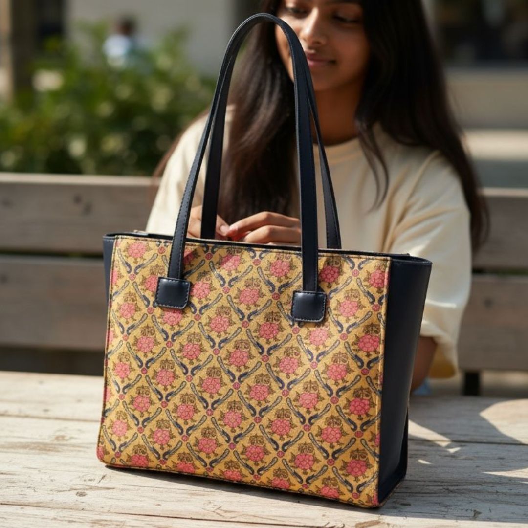 Bloom Pattern Tote Bag