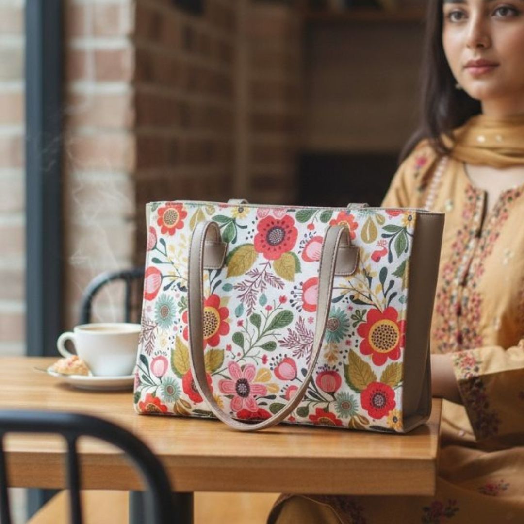 Floral Tote Bag