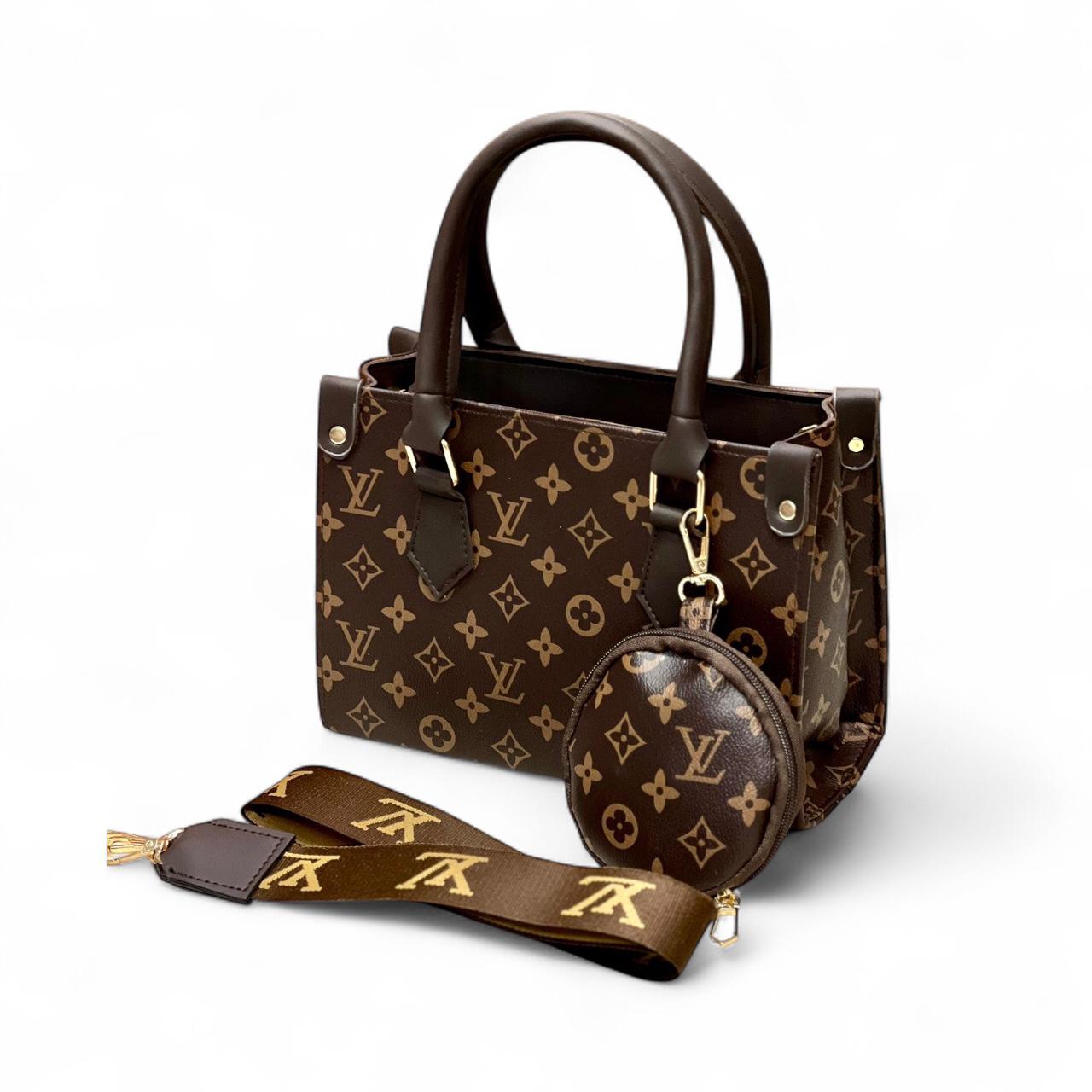 Luxe Monogram Shoulder Bag