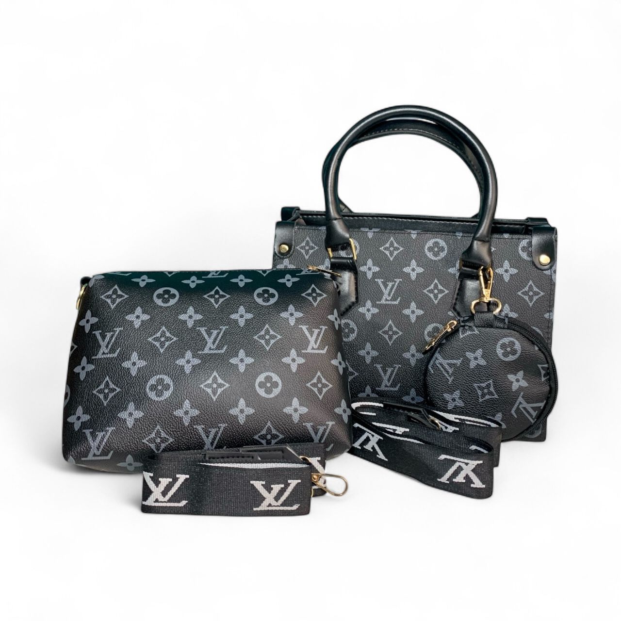 Shoulder and Crossbody Combo (Black)