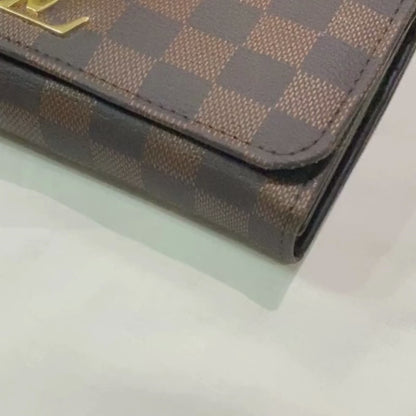 Checkered Pattern Wallet - Hayaat Classics